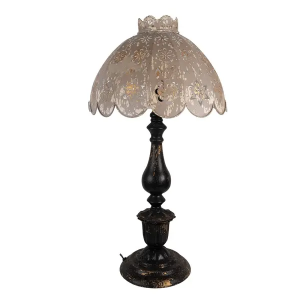 Lampe noire et grise
