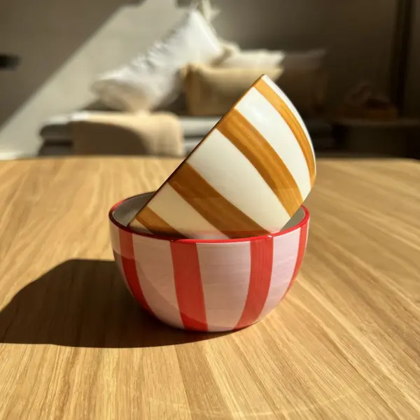 Set de 2 bols Bella Ochre & Rust