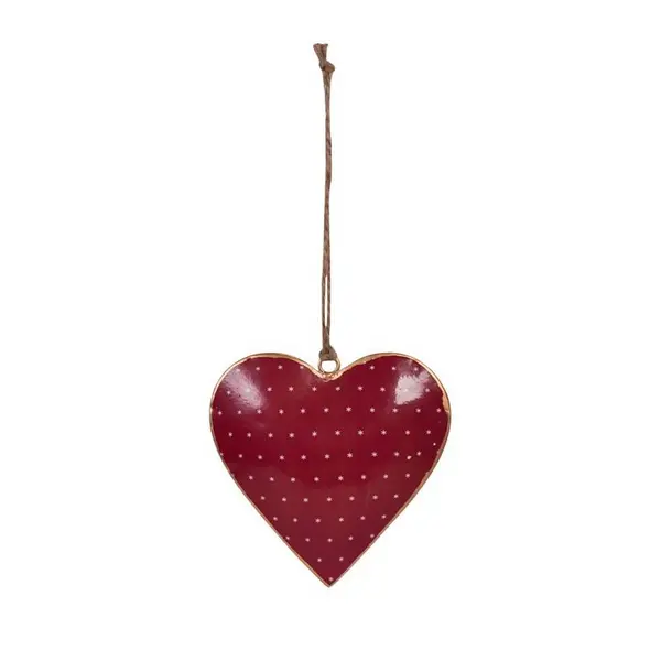 Coeur en métal Petites Etoiles