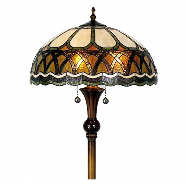 Lampadaire vitrail